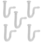 Sifão Sanfonado Universal 81cm Branco | Astra | Kit C/ 5 Un